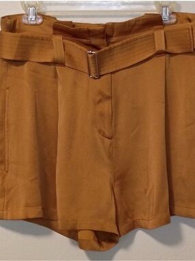 A.L.C. High-Waist Belted Shorts